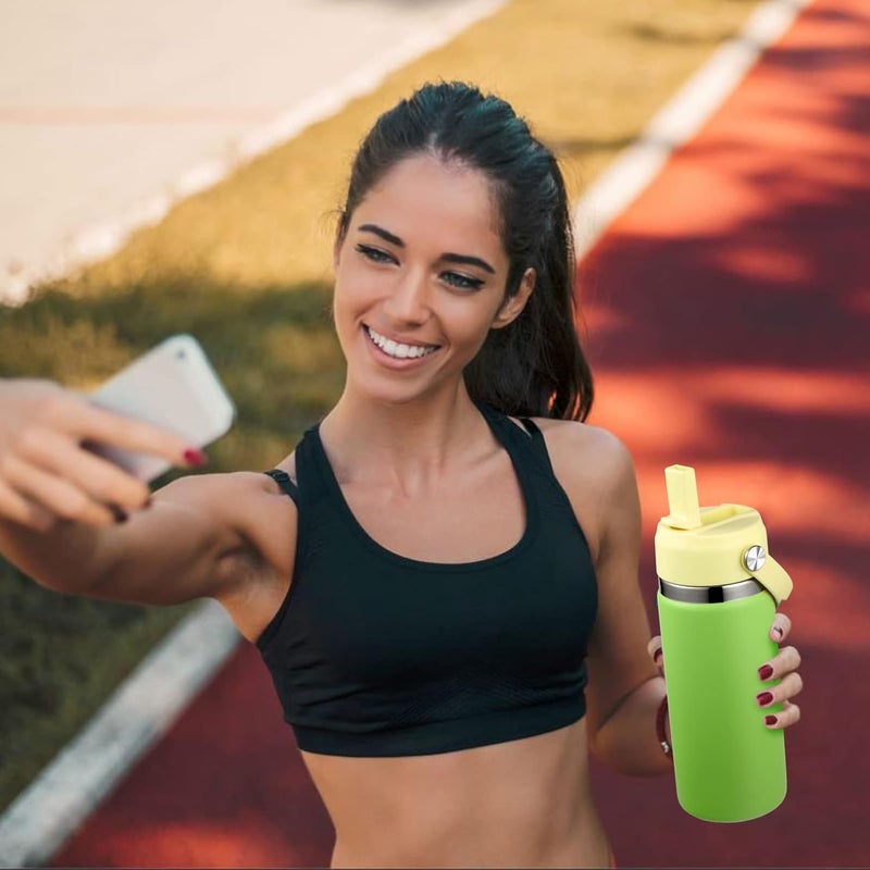 KMN Straw Lid for Hydro Flask Wide Mouth, Lids with Straw for Hydroflask 12 16 18 20 32 40 oz Wide Mouth, Replacement Straw Cap for Hydroflask, Top Sport Bottle Lids Accessories - Image 3